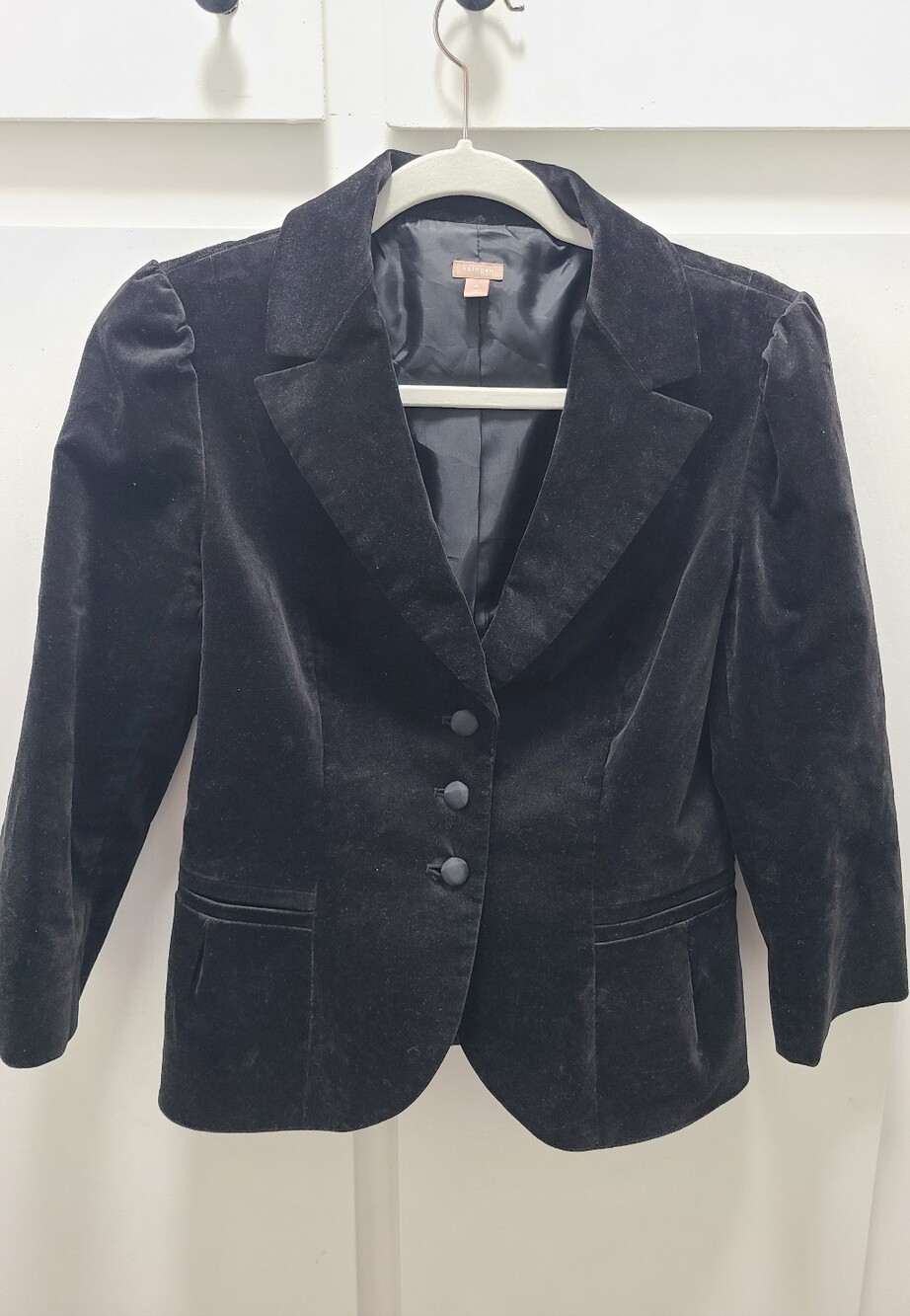Halogen Nordstrom Black Velvet Blazer